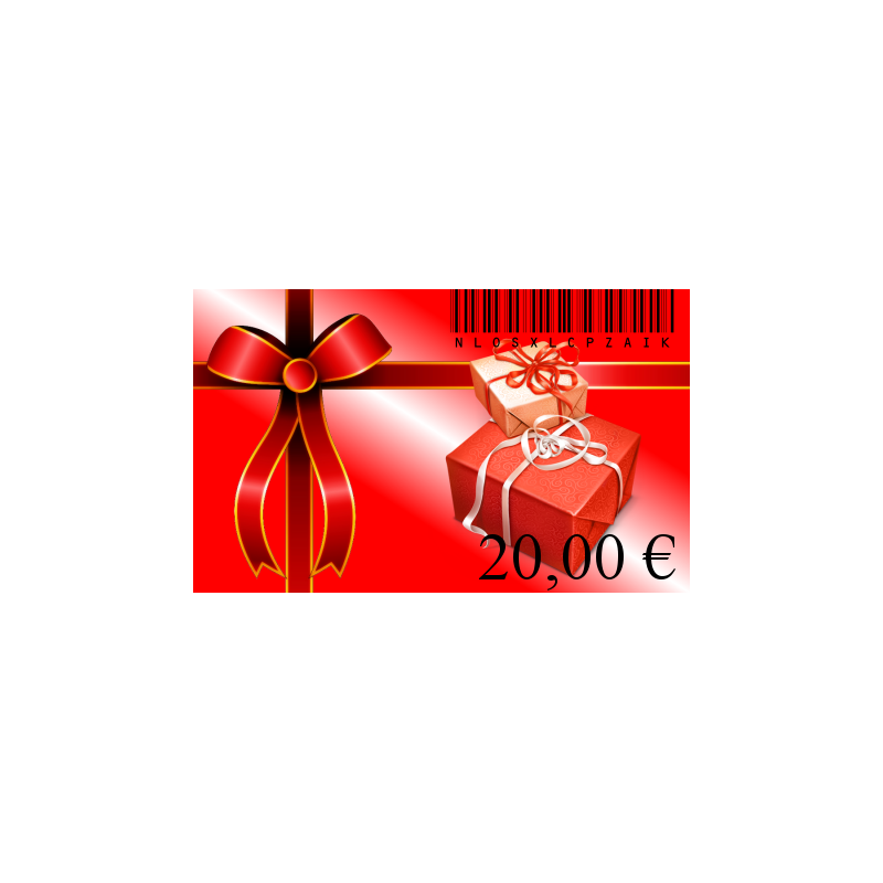 Carte cadeaux 20 Carte cadeaux 20