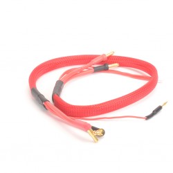 Câble de charge 2S  PK 5 mm / PK 4 mm - rouge