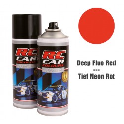 Peinture RC CAR pour LEXAN Rouge foncé fluo -...