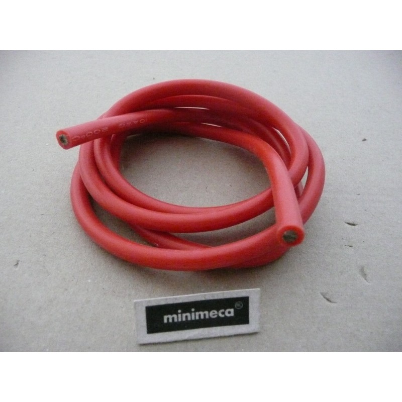 Cable silicone 6 mm² rouge Cable silicone 6 mm² rouge